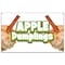 Signmission Apple Dumplings Banner Concession Stand Food Truck Single Sided B-Apple Dumplings19 - alternate 1